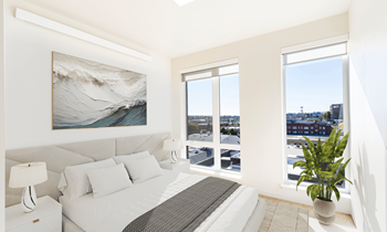 Soaring 9-foot ceilings